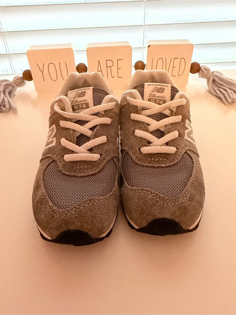 New Balance Toddler 574 Classic Sneaker in Gray